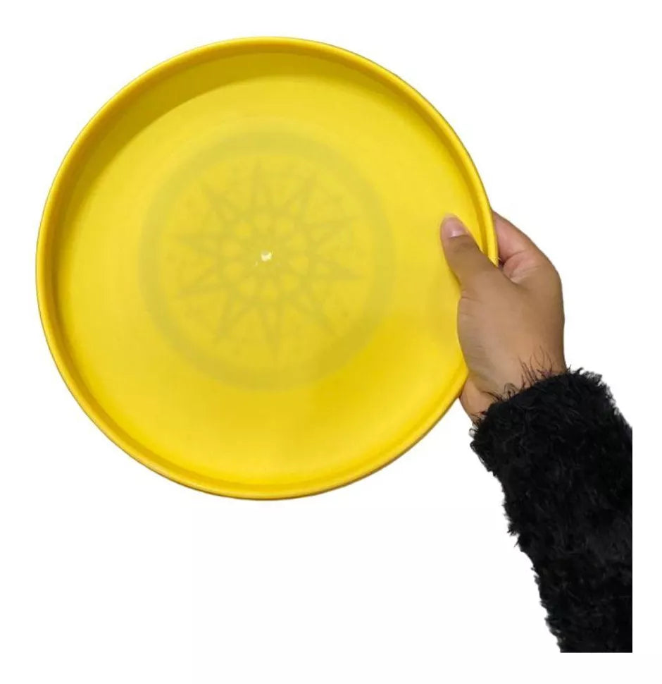 Winmax Frisbee Yellow Back Side View