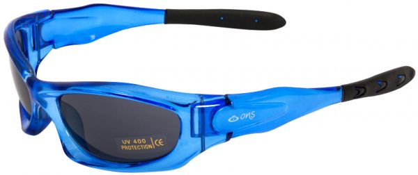 Ons Sunglass Trans Blue Frame Side View