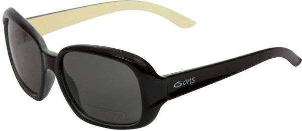 Ons Sunglass Beige Brown Frame Left Side View