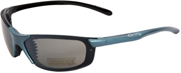 Ons Sunglass Grey Lens and Blue Frame Left Side View
