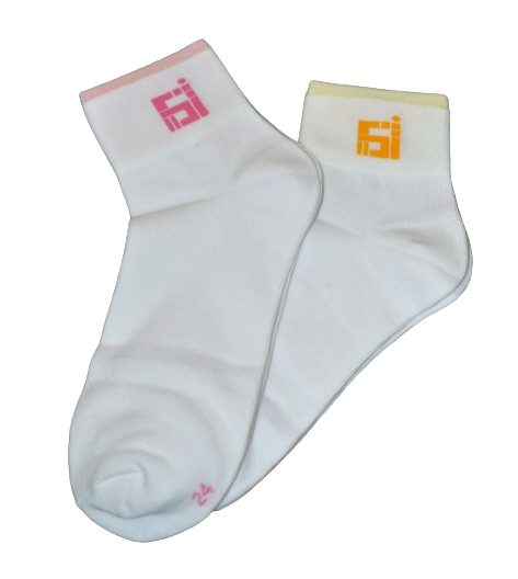 Scipo Socks Pink,Yellow Side View