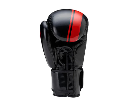 Sting Boxing Glove Black Red Front Side View