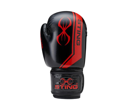 Sting Boxing Glove Black Red Back Side View