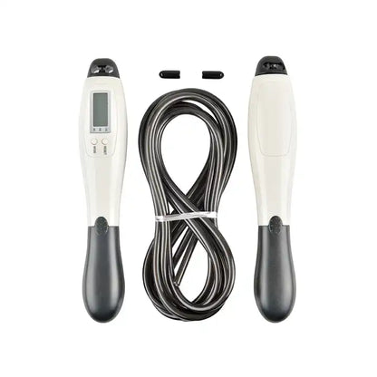 Winmax Electronic Count Jump Rope White Sliver Front View