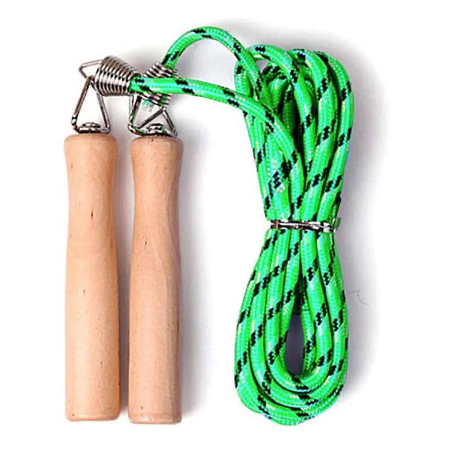 Winmax Braided Jump Rope Green Side View