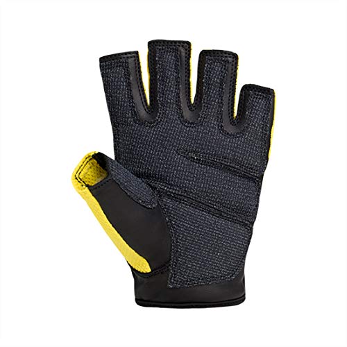 Sting Fusion Training Gloves Black Yellow Front Side View