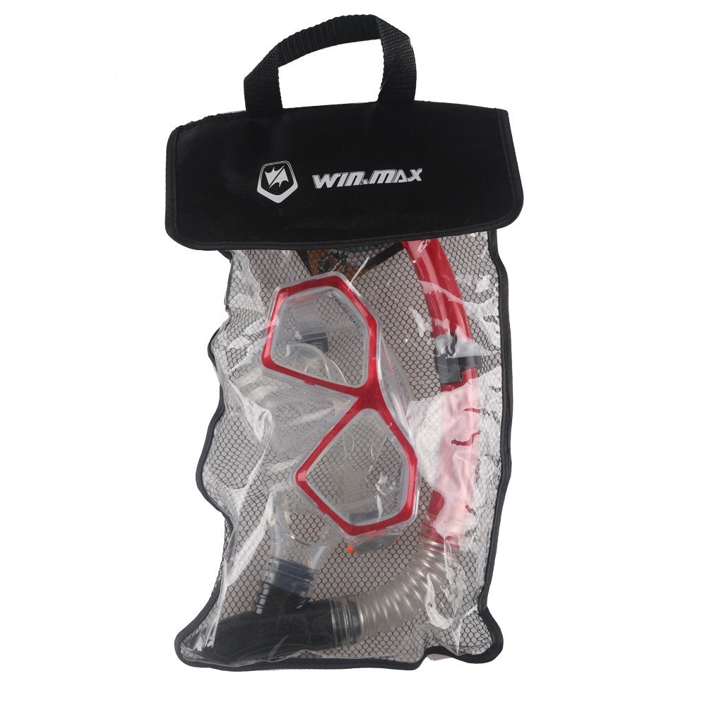 Winmax Diving Mask Red Full View