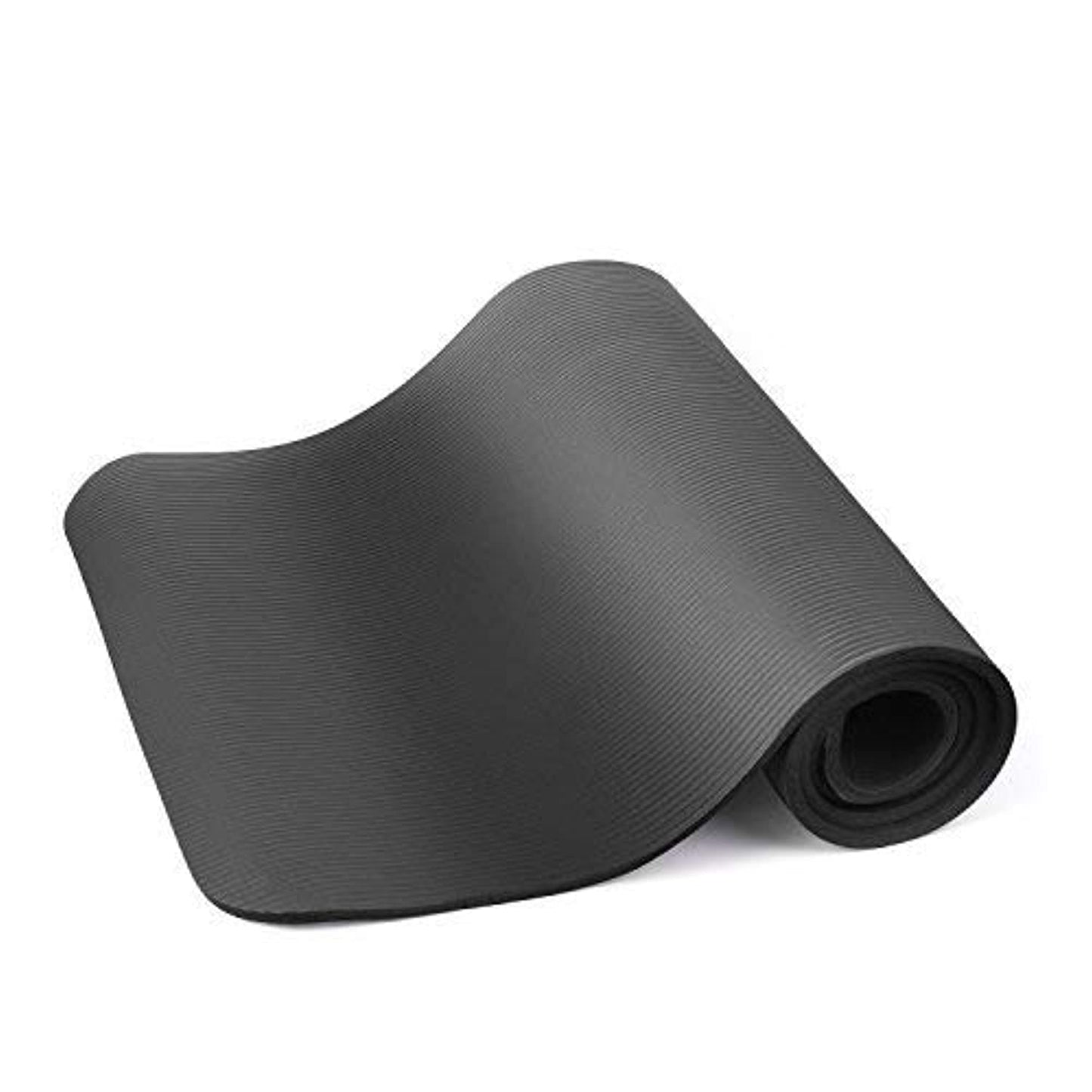 Winmax Unisex Adult Nbr Yoga Mat - Black, (WMF09884H)