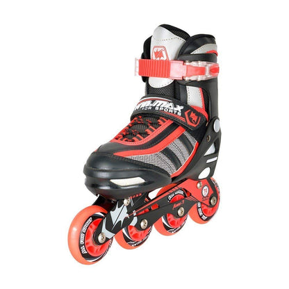 Winmax Inline Skate Red Black Rear Right Side View