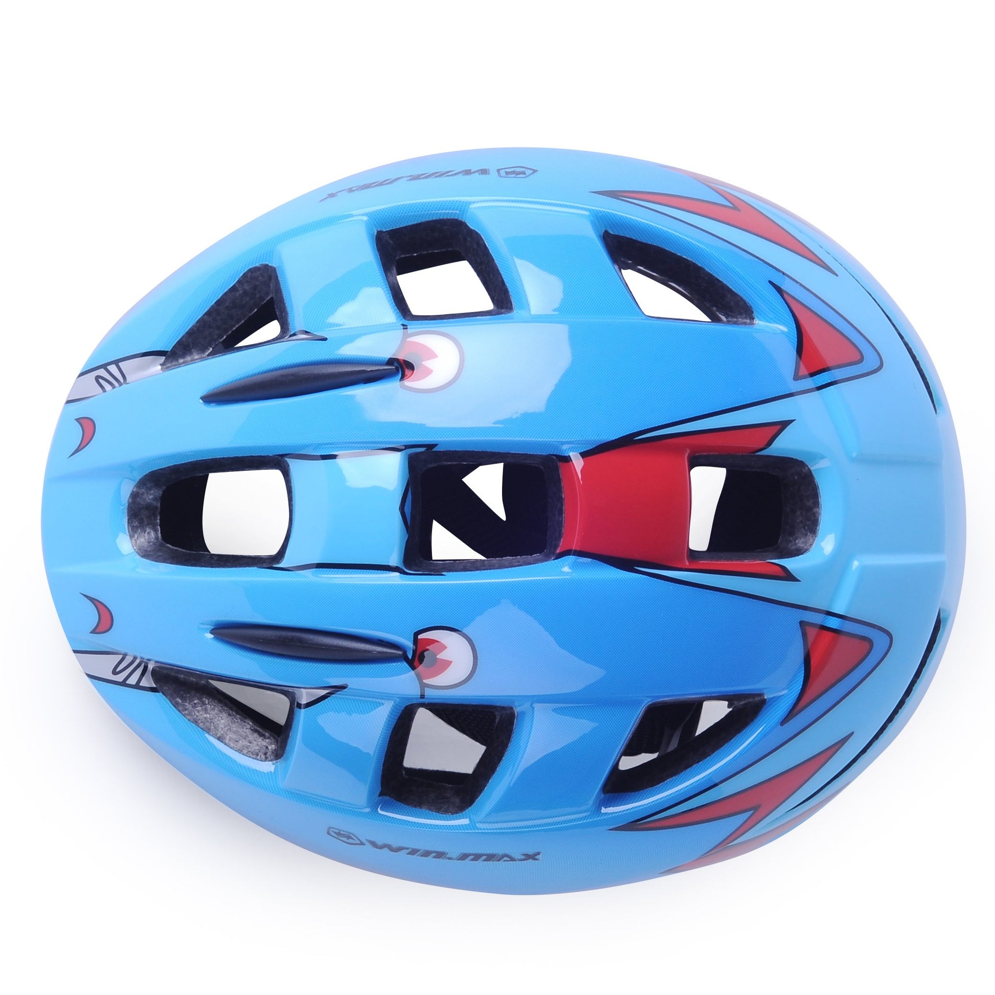 Winmax Kids Cycling Helmet Blue Upper  View
