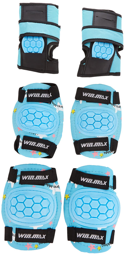 Winmax junior Protectors Light Blue Black  full View