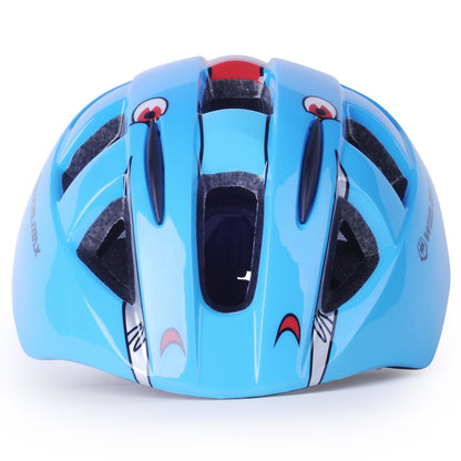 Winmax Kids Cycling Helmet Blue Front Side View