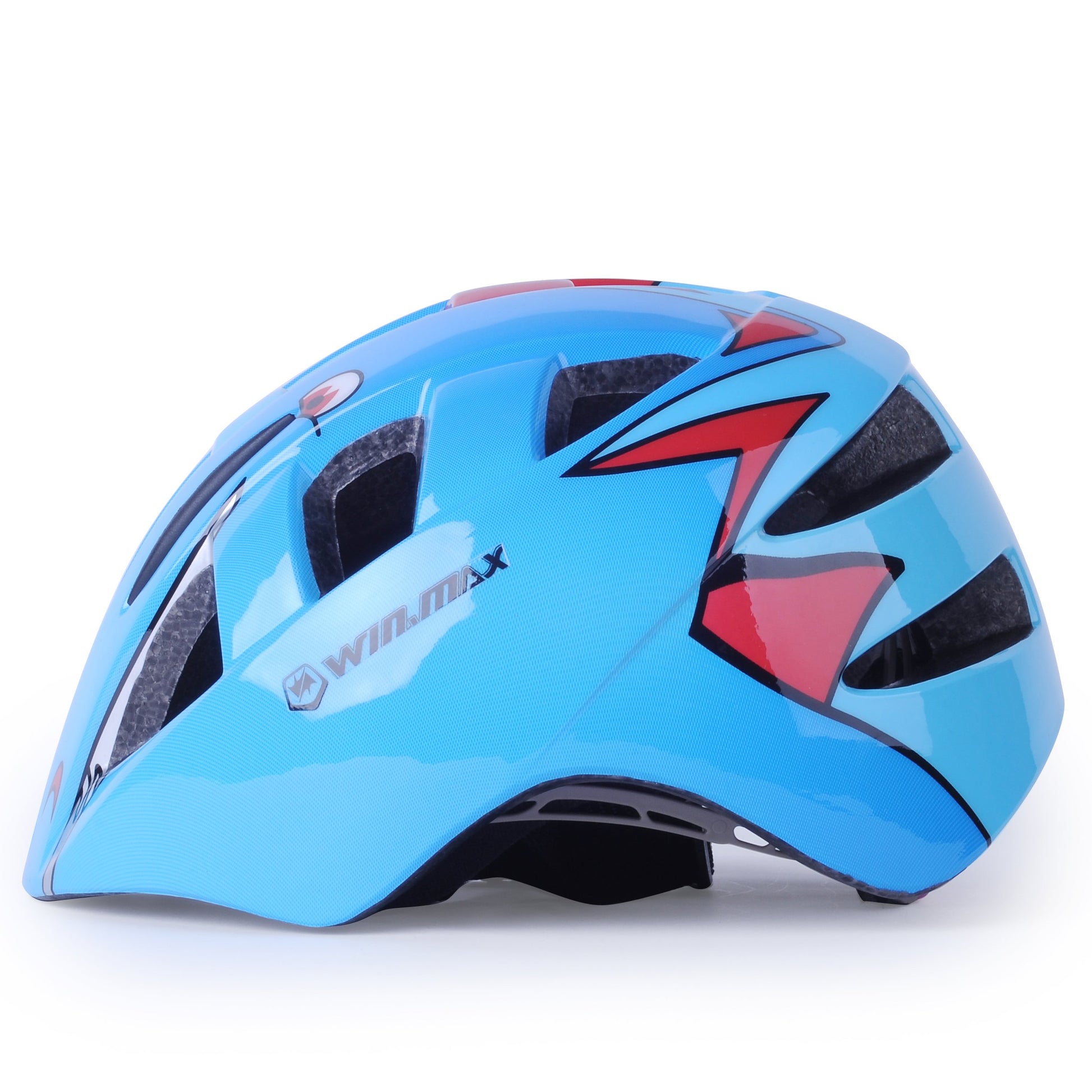 Winmax Kids Cycling Helmet Blue Right Side View